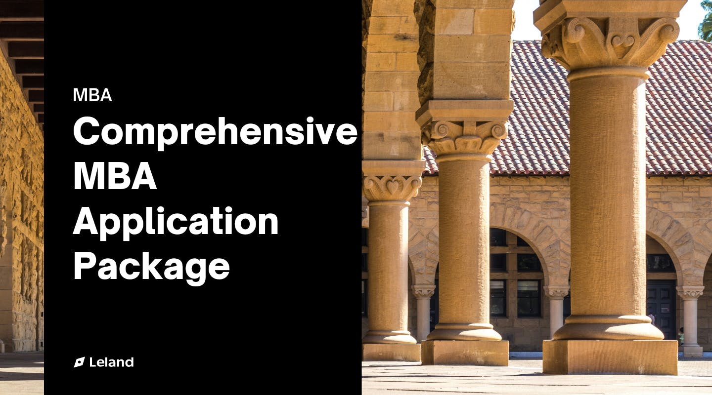 Comprehensive MBA Application Package — Land Your Dream Program